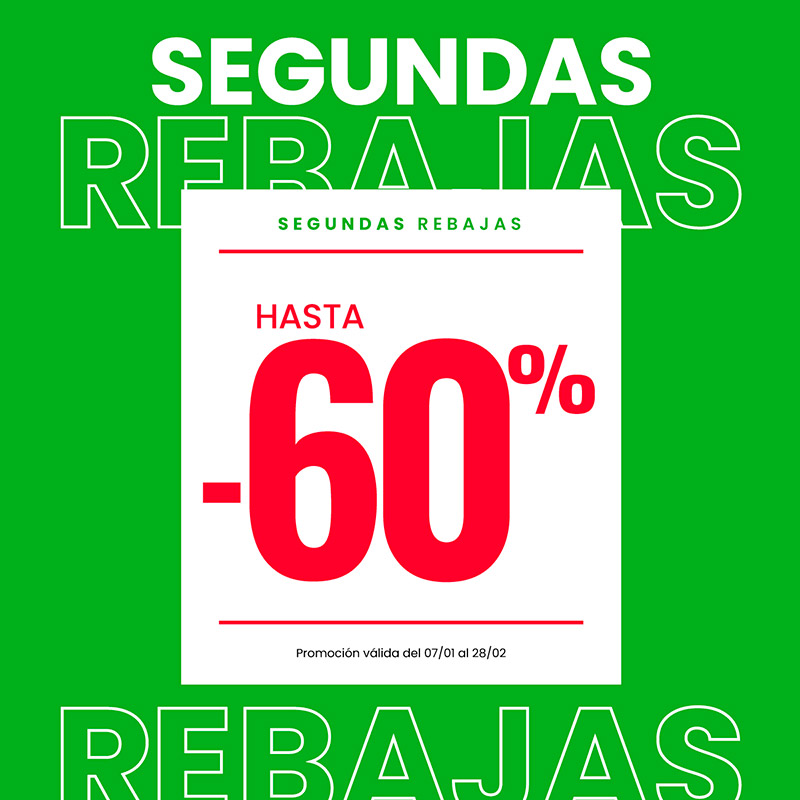 SEGUNDAS REBAJAS MERKAL en Parque Comercial Abadia
