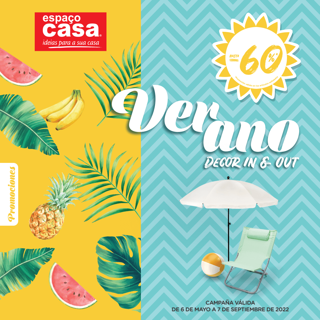 Campaña VERANO de Tiendas Espaço Cas en Parque Comercial Abadia